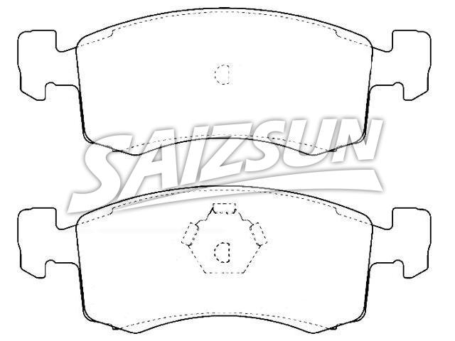 Plaquettes de frein Brake Pad Set:4238788