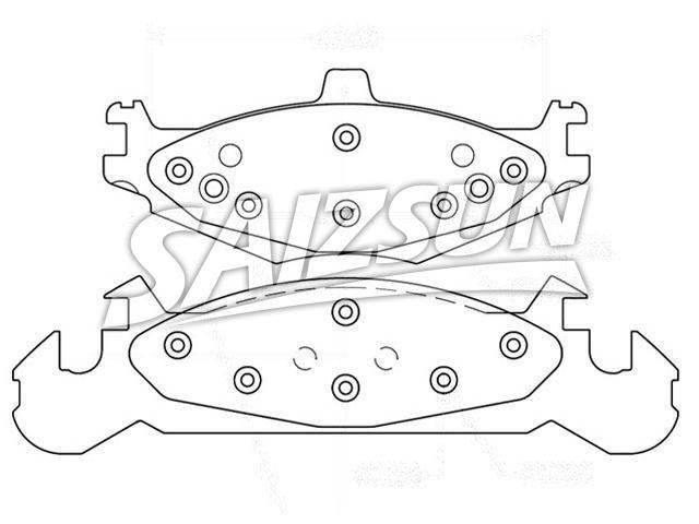 Plaquettes de frein Brake Pad Set:D219-7133A