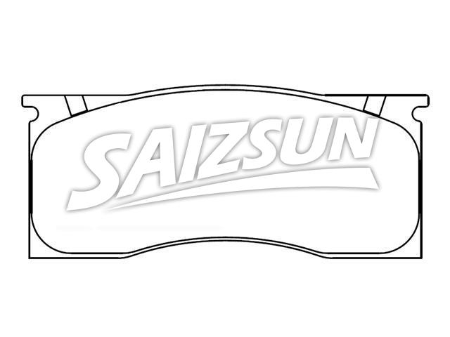 тормозная кладка Brake Pad Set:C5ZZ-2001-B