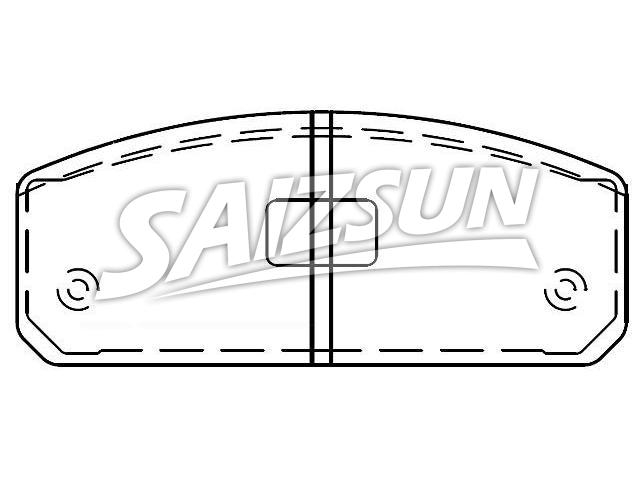 тормозная кладка Brake Pad Set:D69-7002