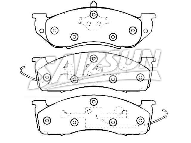 Plaquettes de frein Brake Pad Set:4383862