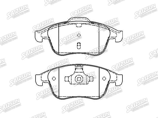 тормозная кладка Brake Pad Set:41 06 000 32R