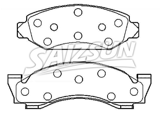 тормозная кладка Brake Pad Set:8126314