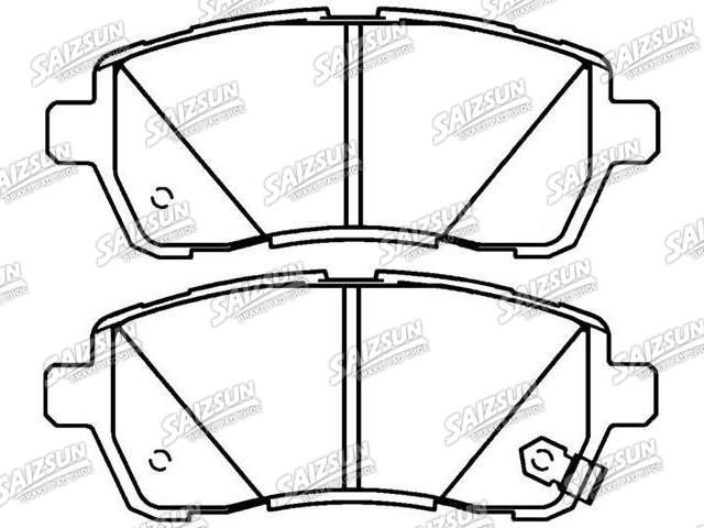 тормозная кладка Brake Pad Set:04465-B1120