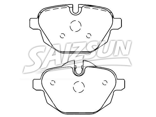 тормозная кладка Brake Pad Set:34 21 6 796 741
