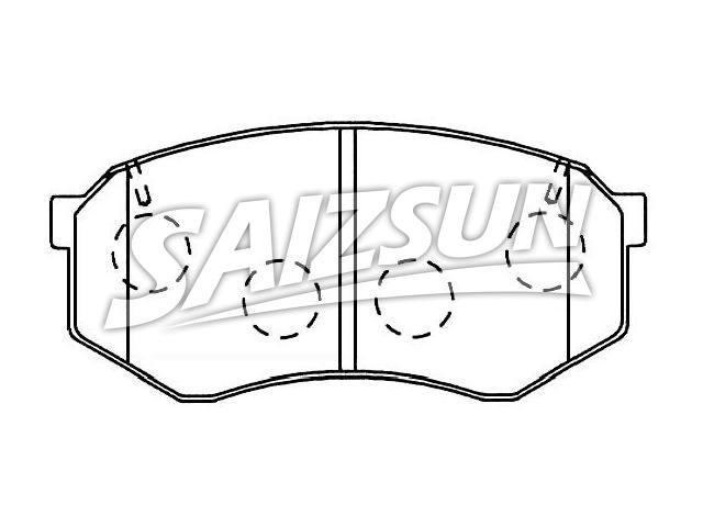 тормозная кладка Brake Pad Set:04465-43020