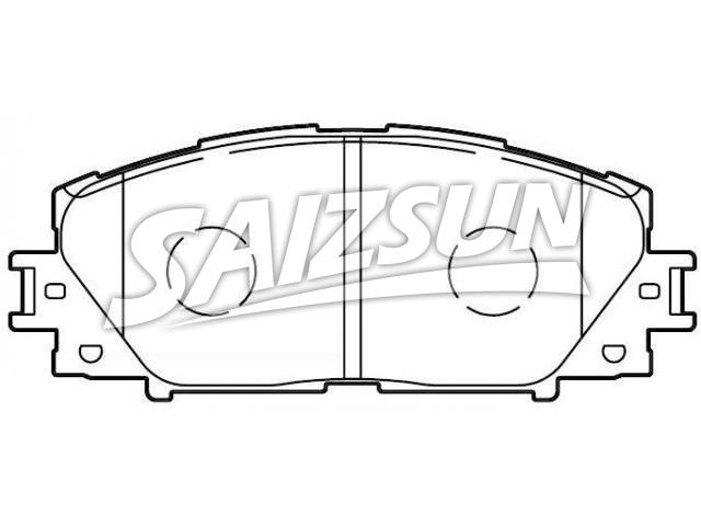 тормозная кладка Brake Pad Set:04465-47060