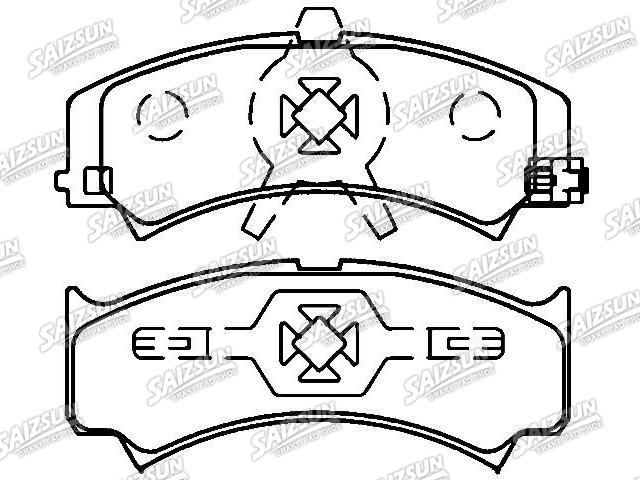 тормозная кладка Brake Pad Set:3501100X01A00