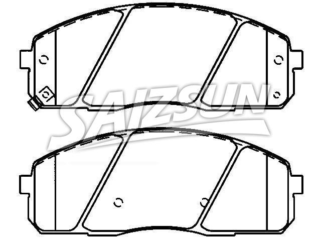 тормозная кладка Brake Pad Set:58101-4FA00