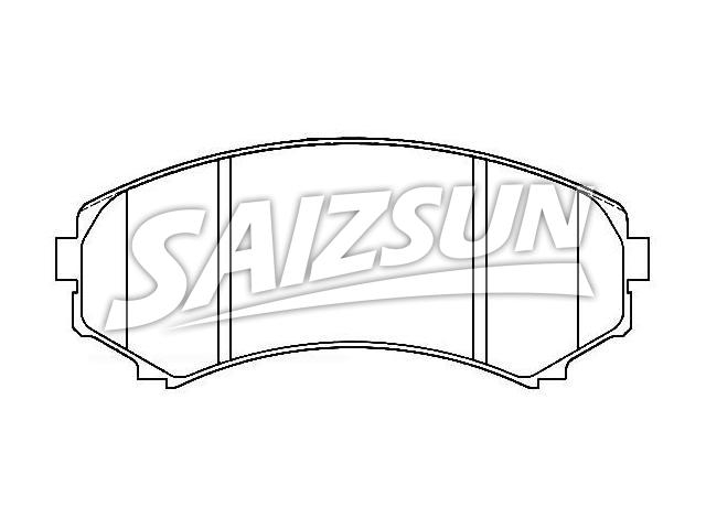 тормозная кладка Brake Pad Set:4605A041