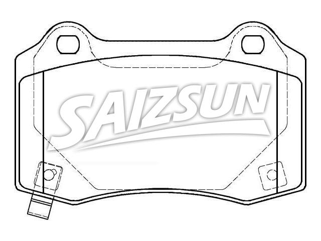 Plaquettes de frein Brake Pad Set:5174327AC