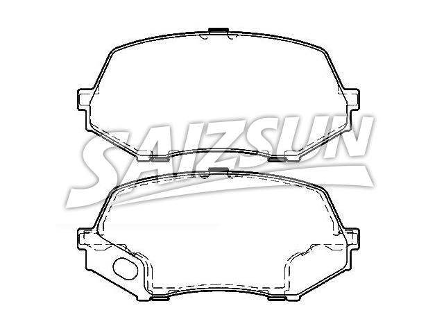 тормозная кладка Brake Pad Set:MK529908