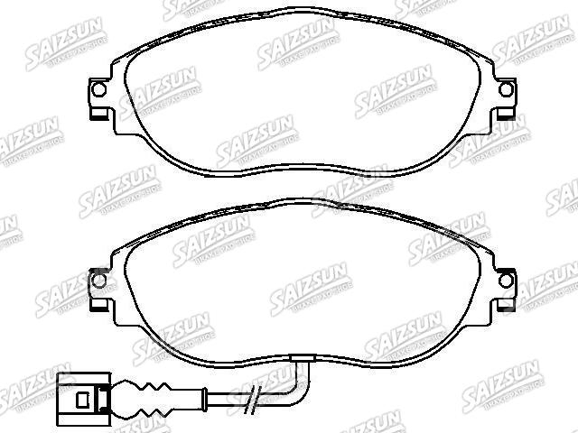 тормозная кладка Brake Pad Set:3C0 698 151 F