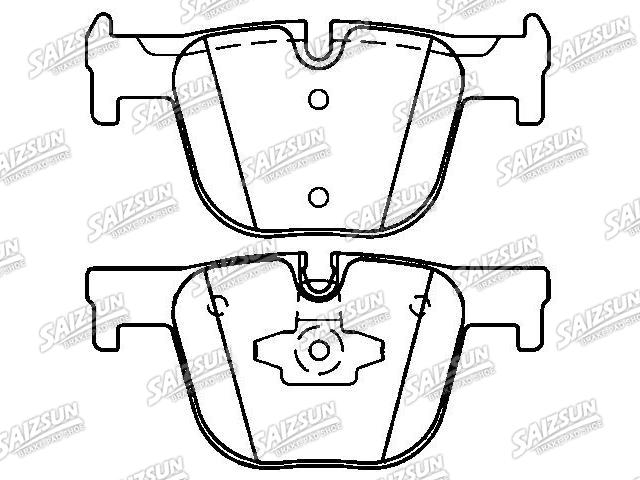 тормозная кладка Brake Pad Set:34 21 6 850 570