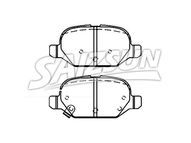 тормозная кладка Brake Pad Set:6808-8919-AA