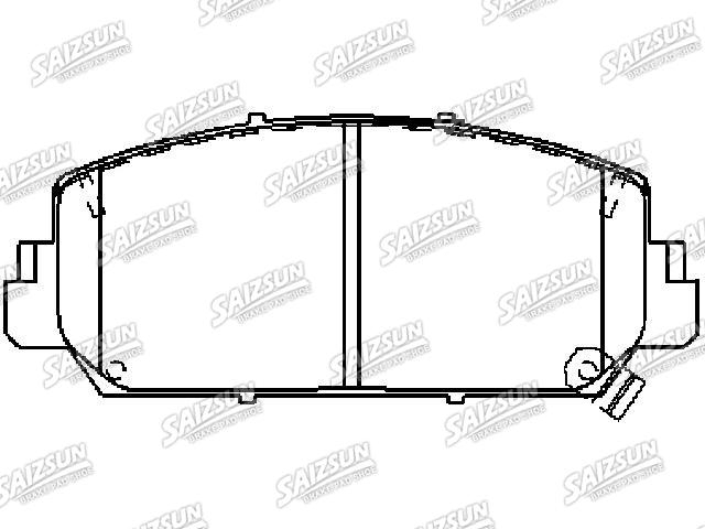 тормозная кладка Brake Pad Set:45022-TY2-A01