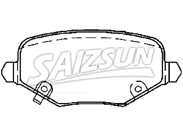 Plaquettes de frein Brake Pad Set:68192439AB