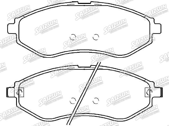 тормозная кладка Brake Pad Set:182040