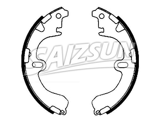 刹车蹄片 Brake Shoe Set:04495-20100