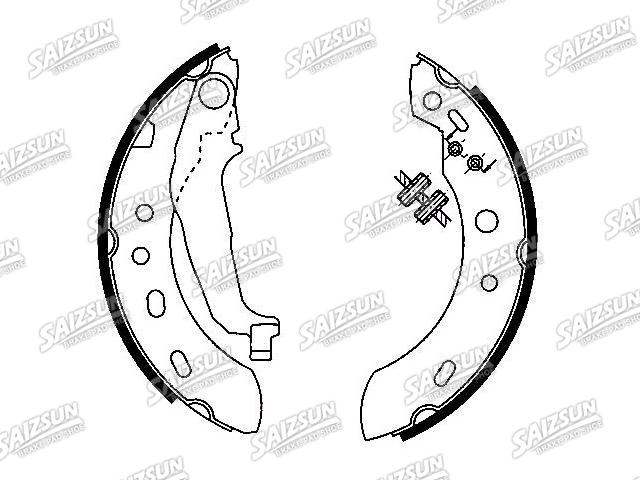 Brake Shoe Set Brake Shoe Set:44060-6F625