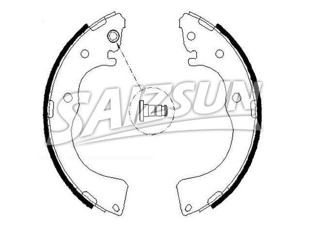Brake Shoe Set Brake Shoe Set:LLY2-26-38ZB
