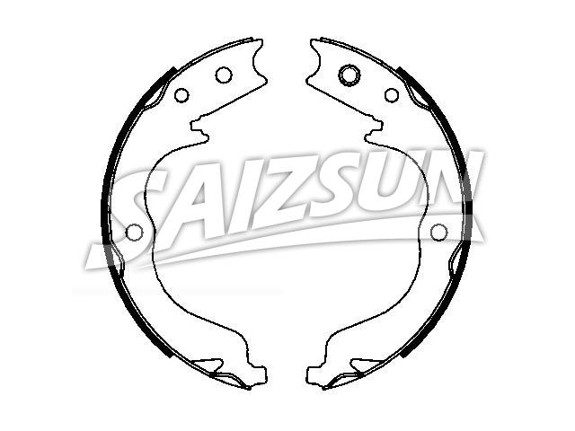 Brake Shoe Set:MN150574