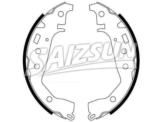 Brake Shoe Set:04495-52100