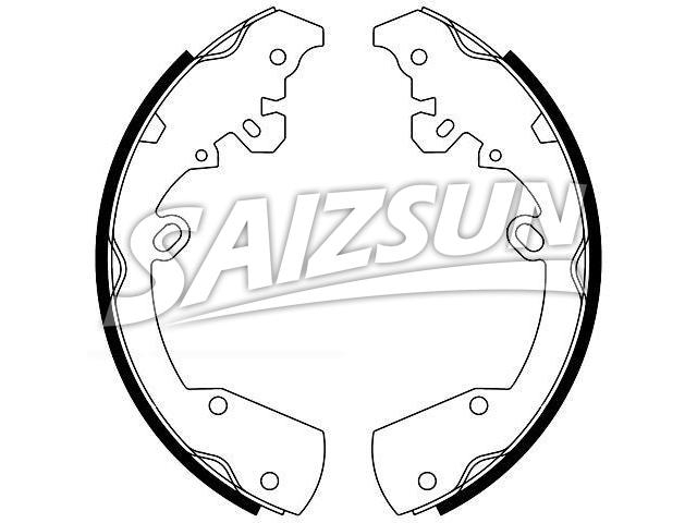 Brake Shoe Set:05191790AA