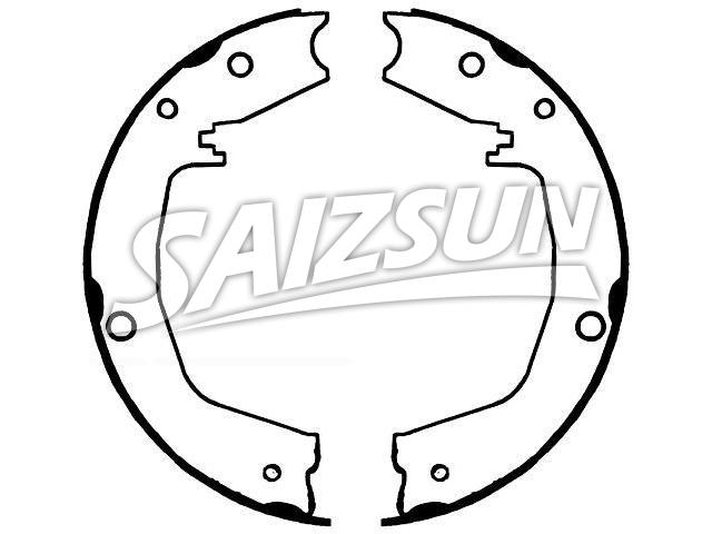 Brake Shoe Set:58350-3FA00
