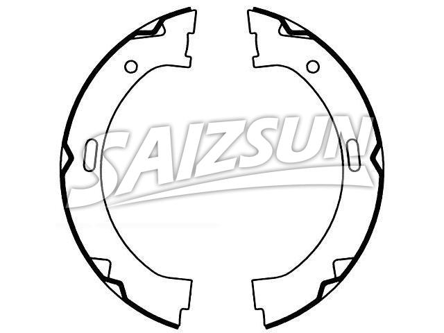Brake Shoe Set:S803-1543