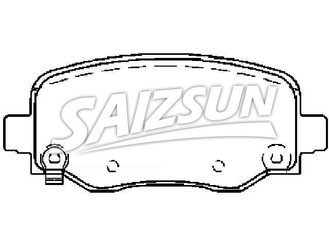 Plaquettes de frein Brake Pad Set:68225301AA