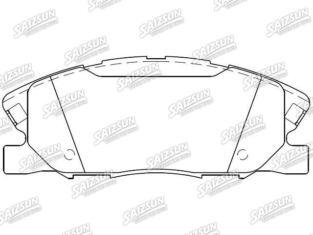 тормозная кладка Brake Pad Set:68245089AA