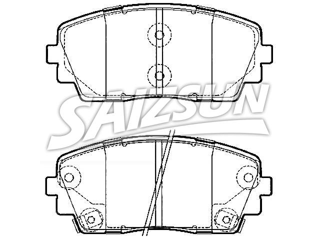 Pastillas de freno Brake Pad Set:58101-1YA00