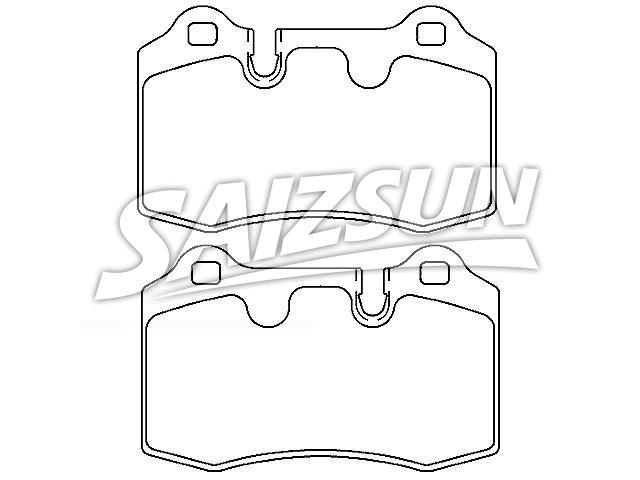 Pastillas de freno Brake Pad Set:7G432C562AA