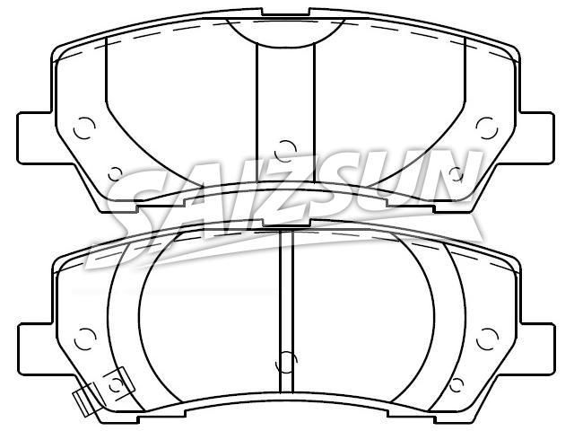 Pastillas de freno Brake Pad Set:FR3Z-2200-C