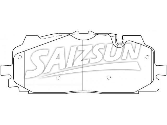 Pastillas de freno Brake Pad Set:4M0 698 151 AA