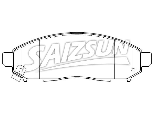 Pastillas de freno Brake Pad Set:D1060-ZP00C
