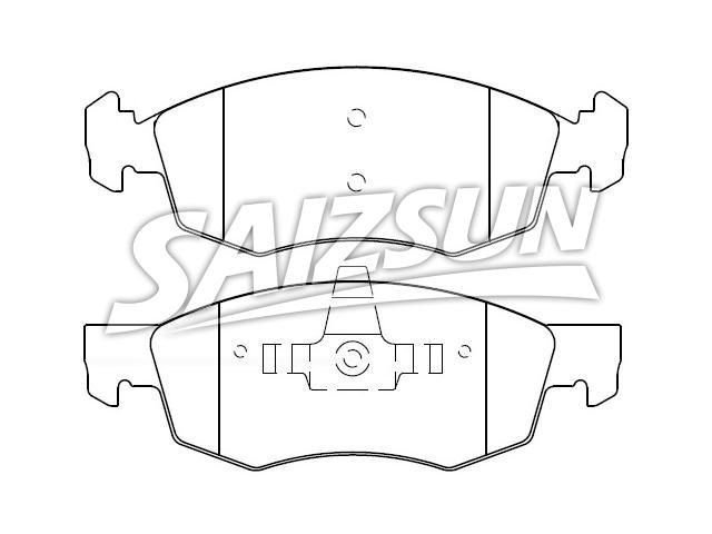 Pastillas de freno Brake Pad Set:68245670AA