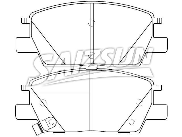 Pastillas de freno Brake Pad Set:23326280