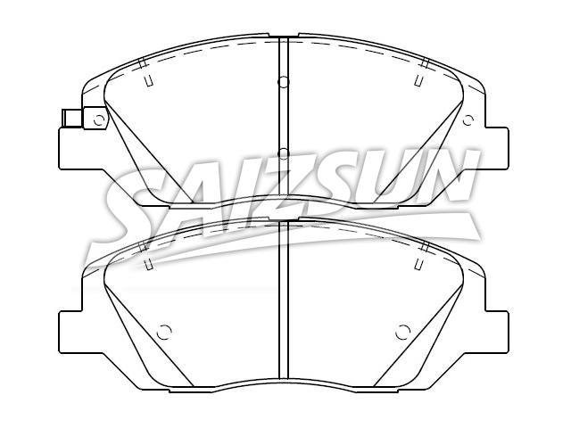 Pastillas de freno Brake Pad Set:58101-2WA40