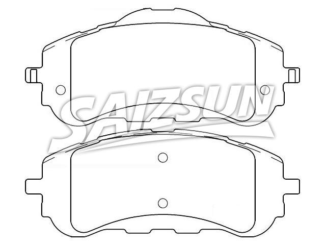 Pastillas de freno Brake Pad Set:16 104 287 80