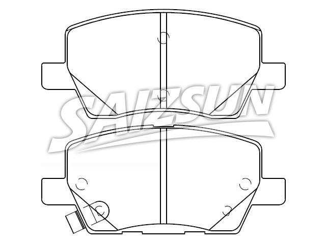 Brake Pad Set:13435686
