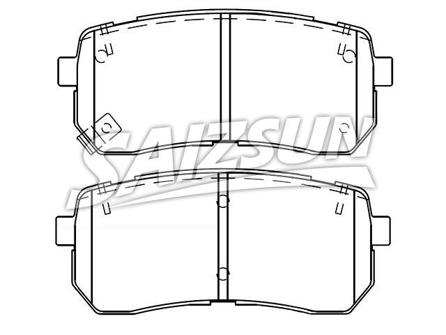 Brake Pad Set:58302-C5A01