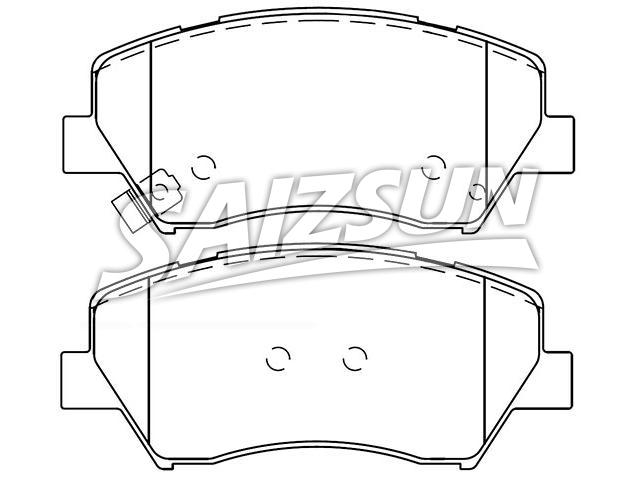 Plaquettes de frein Brake Pad Set:41 06 030 46R