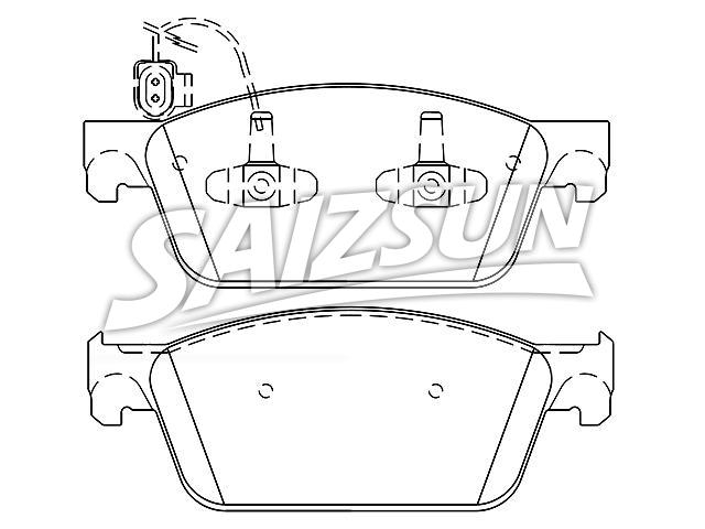 тормозная кладка Brake Pad Set:7E0 698 151