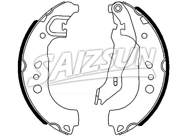 Brake Shoe Set:6R0 698 525 B