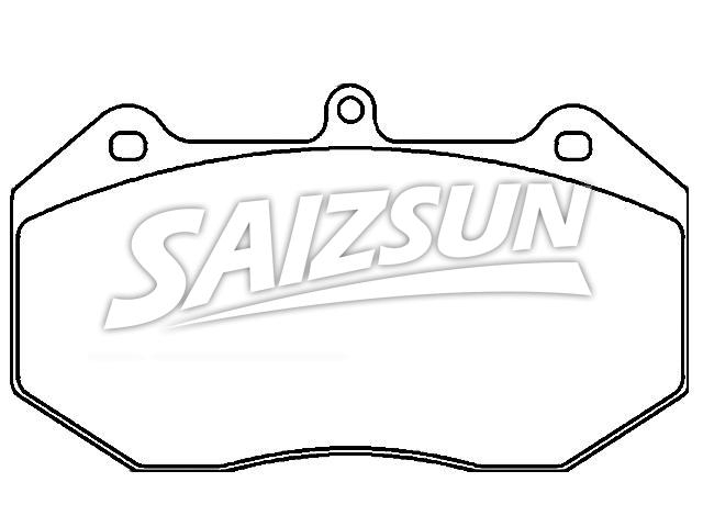 刹车片 Brake Pad Set:RJR698451