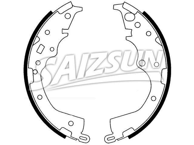 Brake Shoe Set:04495-08030