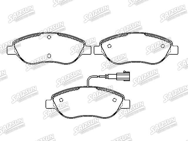 Plaquettes de frein Brake Pad Set:7 736 209 3