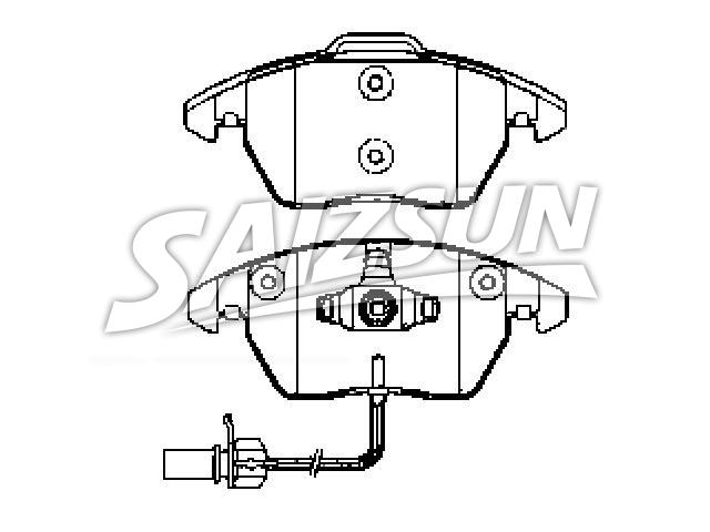 刹车片 Brake Pad Set:B3501980MH